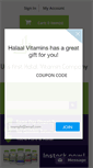 Mobile Screenshot of halaalvitamins.com